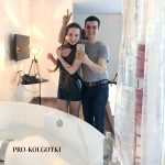 Latex Dress & Fishnet Pantyhose - Irene shooting for PRO-KOLGOTKI magazine